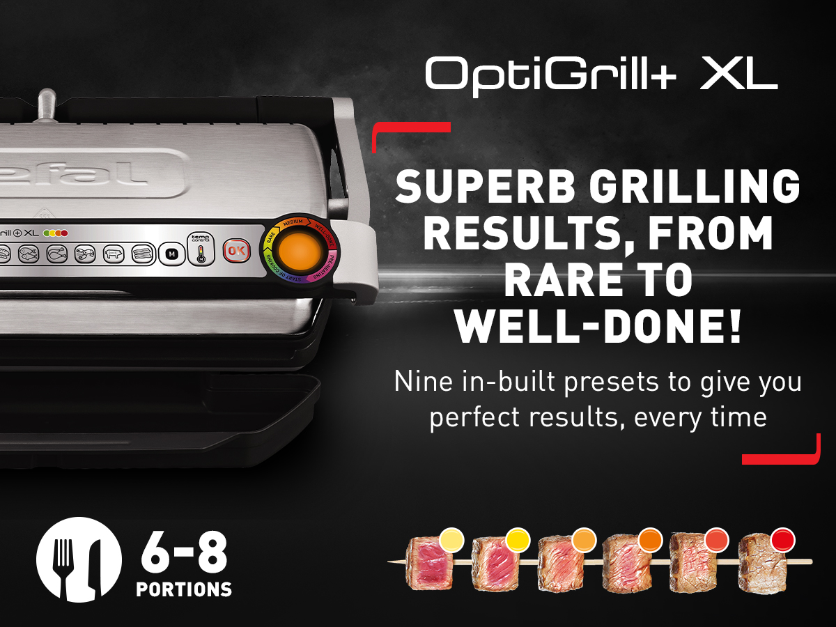 Buy Tefal GC722D40 OptiGrill+ XL Intelligent Health Grill, Health grills