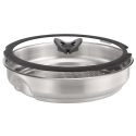 Ingenio Steamer w/ Glass Lid L9259704 - For Sautepan 24cm - Brushed Stainless Steel