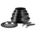 Ingenio Easy Cook & Clean L1549042 10-Piece Pan Set - Black