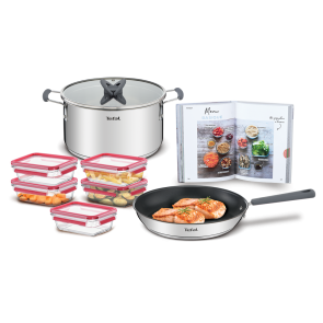 Opti'Space G737S304 8-Piece Meal Prep Bundle - Stainless Steel
