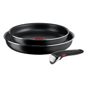 Ingenio Easy Cook & Clean L1549013 3-Piece Pan Set - Black