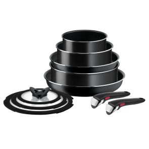 Ingenio Easy Cook & Clean L1549042 10-Piece Pan Set - Black