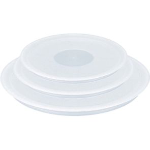 Ingenio Hermetic Lid Set L9849002 Air Tight Plastic Food Storage 16/18/20cm - White