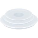 Ingenio Hermetic Lid Set L9019222 Air Tight Plastic Food Storage 16/18/20cm - White