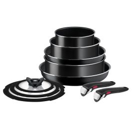 Grand nightmare a creditor Ingenio Easy Cook & Clean L1549042 10-Piece Pan Set - Black | Tefal UK Shop